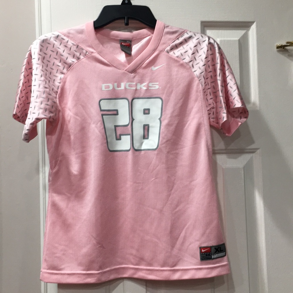 Nike Oregon Ducks pink jersey